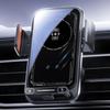Автоматическое беспроводное автомобильное зарядное устройство 66 Вт, быстрая зарядка, зажим для телефона, крепление на лобовое стекло