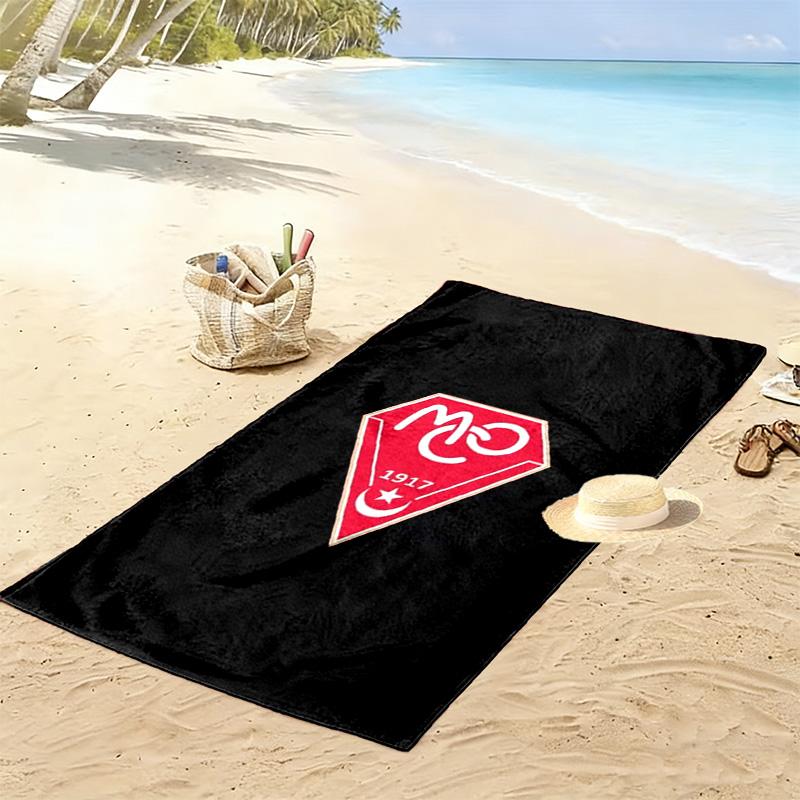 Mouloudia Club d'oran Print Beach Towel, Large Soft Quick Dry Towel for Beach Camping Swimming