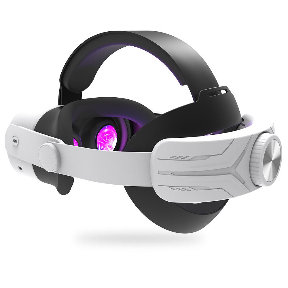 Аккумуляторная батарея емкостью 12000 мАч, повязка на голову для Meta Quest 3s VR, аксессуары 2024 Oculus Quest 3 S RGB Eilte Halo, повязка на голову, быстрая зарядка 25 Вт