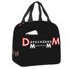 Custom Electronic Rock Depeche Cool Mode Insulated Lunch Bags for Camping Travel Resuable Cooler Thermal Bento Box Women Kids