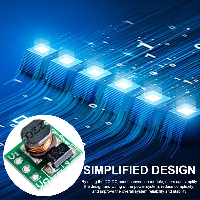 DC-DC Step UP Boost Converter Module 1.5V 1.8V 2.5V 3V 3.3V 3.7V 4.2V To 5V Miniature Booster Converter Modules