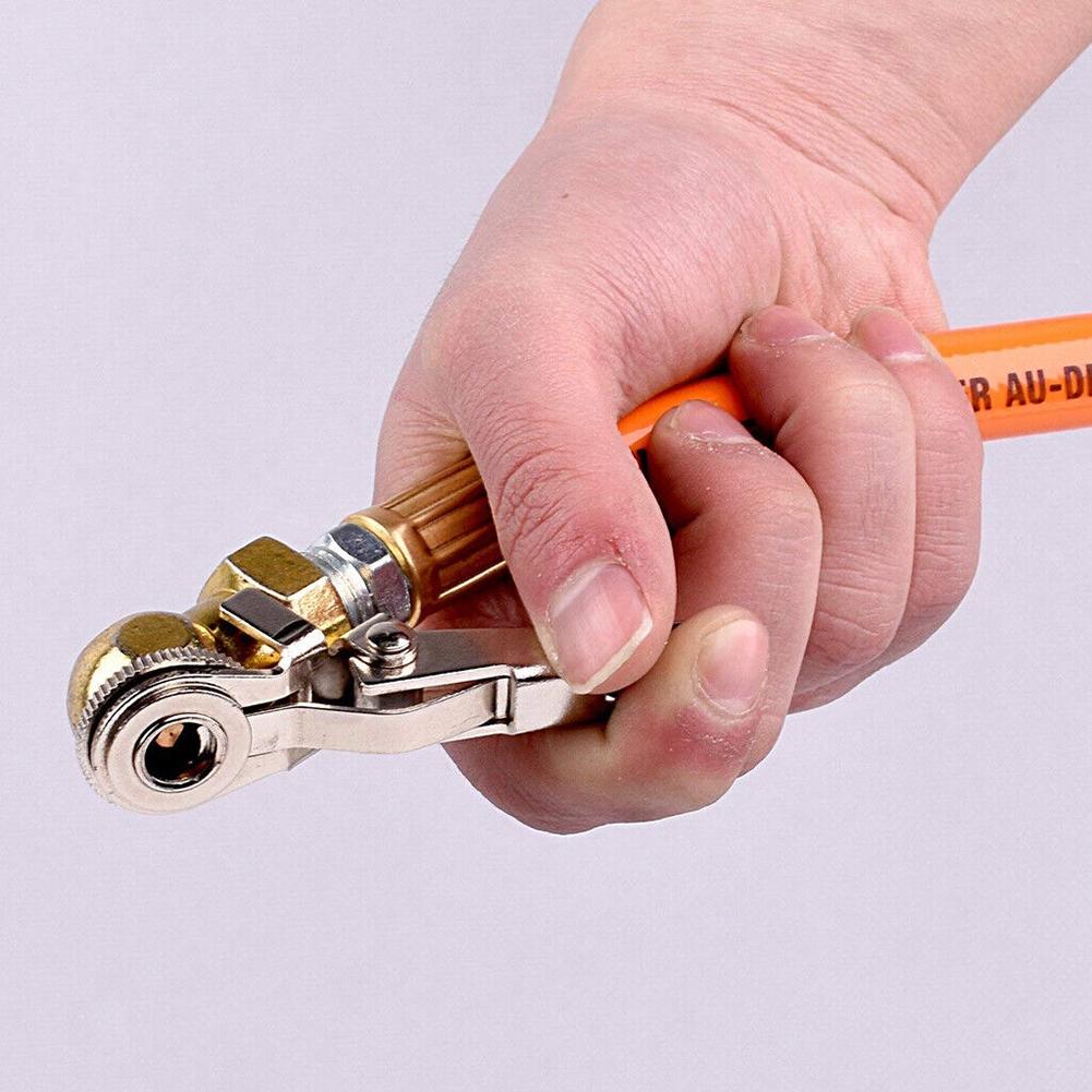 Профессиональный латунный клапан для накачивания шин – Шестигранник 3/4" 1/4" NPT – Сверхмощный пружинный патрон