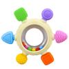 Rattle Teether Silicone Food Grade Baby 2-in-1 Hand Rattle Anti-eating Hand Soothing Six-finger Teether Toy