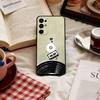 Ретро виниловый чехол для телефона Samsung S25, S24, S21, S22, S23, S30, Ultra, S20, Plus, Fe, Мягкий силиконовый черный чехол