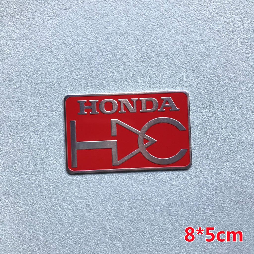AAALZ1 Aluminum Car Body Fender Trunk Decal Badge for Honda Civic FIT Accord CRV CRZ CRX HRV Odyssey City B-Series D-Series H-Series Rs