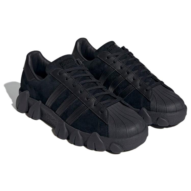 adidas Superstar 80s 'Core Black' (Unisex) Core Black / Core Black / Cloud White Skateboard Shoes FY5350