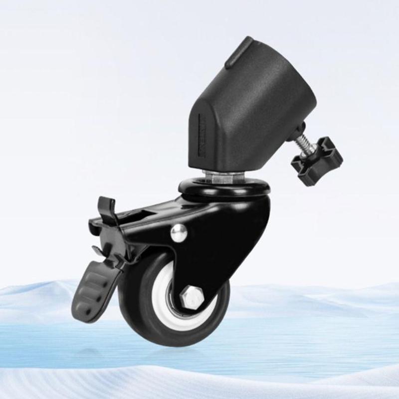 3Pcs C Stand Rotation Caster Wheel Set 25MM Diameter For Photography Foldable Light Stand Tripod Leg Accessories