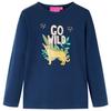 Children's Long-sleeved T-shirt Navy Blue 92/104/116/128/140
