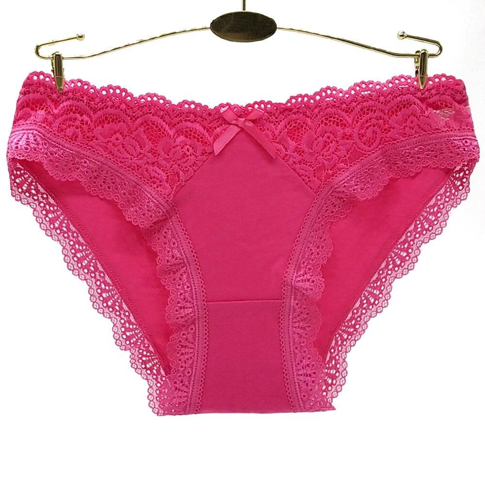 Женское нижнее белье, хлопковые сексуальные кружевные хипстерские трусики с низкой талией, повседневные трусы для молодых девушек, 6 шт.
