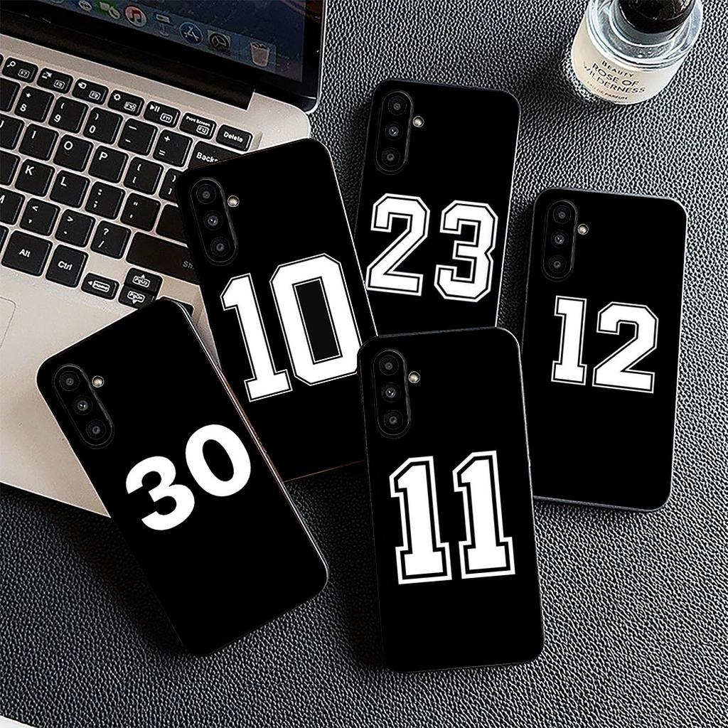 Number Football Basketball Sport Lucky Cover for Samsung Galaxy S10 Lite S8 S9 Plus A33 A34 A31 70 A71 A72 Note 20 9 8 Case