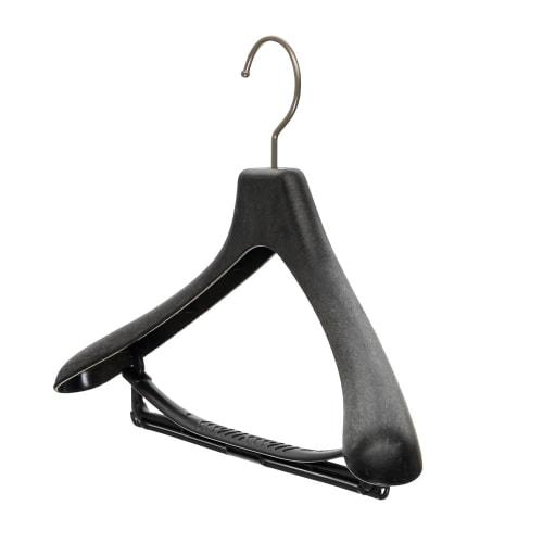 TOKYOHANGER Foam Hangers, Set of 5 [Made in Japan] Non-Slip, Shape-Retaining, Premium Construction, Durable "Black Foam No. 8 (45.5cm)" Jacket and Sui