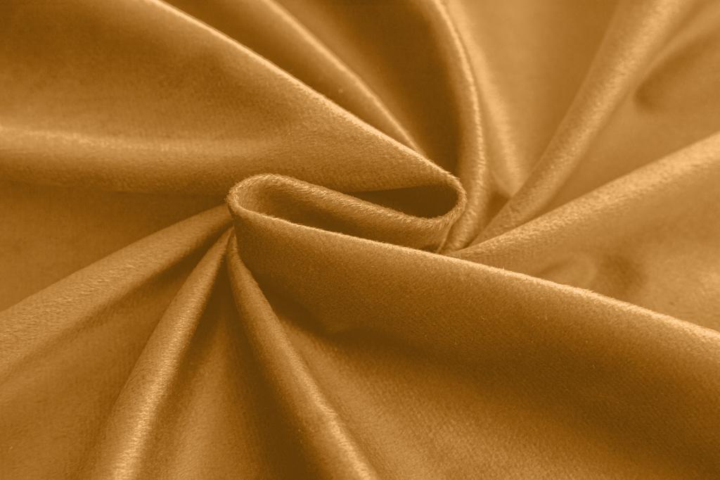 Zasłona Welurowa Na Przelotkach 140X270 Mustard Zaciemniająca
