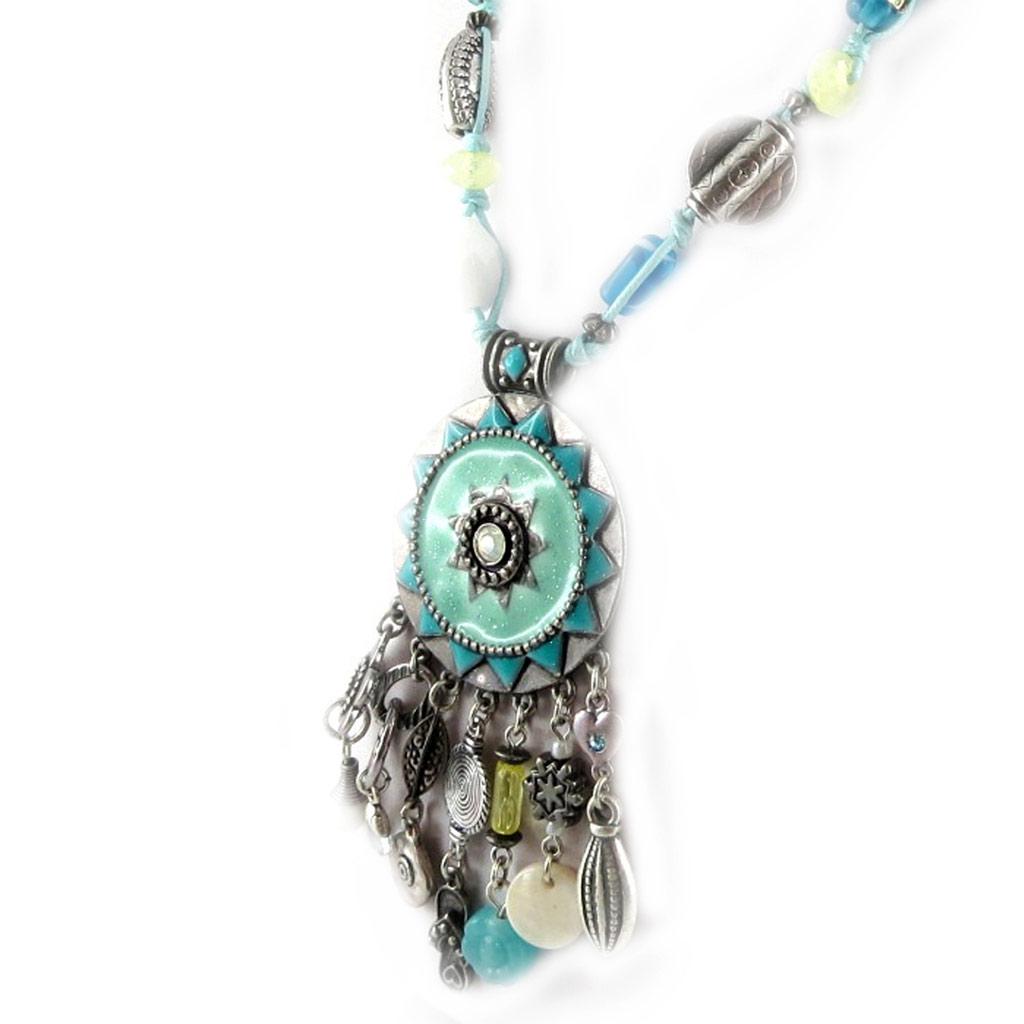 Les Trésors De Lily [E1739] - Дизайнерское колье «Cité d'Or» с бирюзой