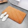 Коралловый флисовый ковер для ванной комнаты, домашний коврик для ванной, водопоглощающий, нескользящий, абсорбент из пены с эффектом памяти, моющийся коврик, коврик для туалета