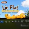 4 шт. Фигурка жирафа из смолы Декор для компьютерного монитора, Милые мини-фигурки гусей для приборной панели автомобиля, Забавные украшения для стола/телевизора/фоторамки (Желтый Жираф)