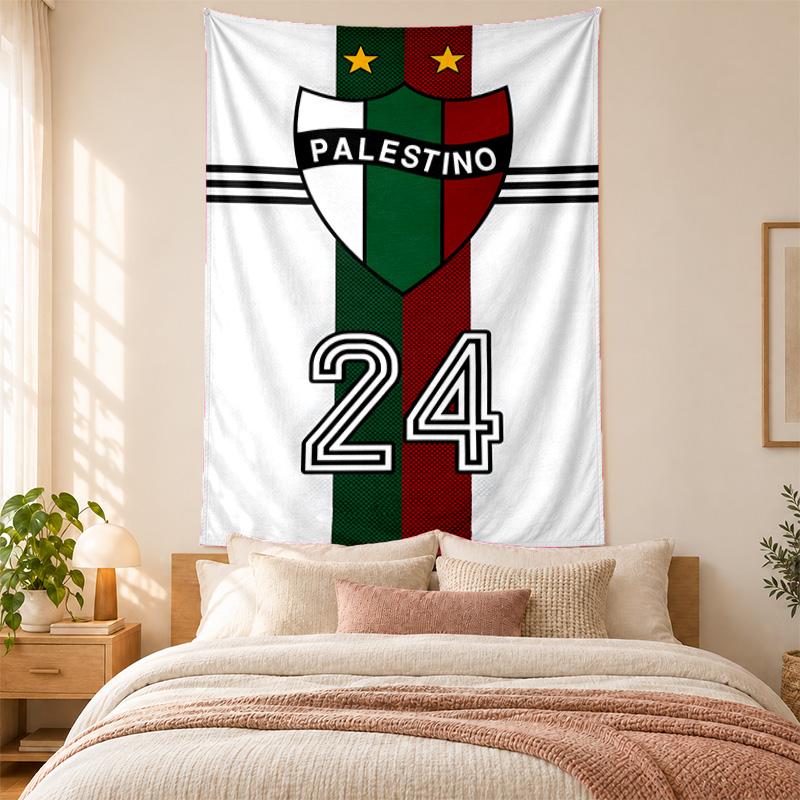 Club Deportivo Palestino Tapestry highquality for decorating living room bedroom dorm walls ideal as bedroom wallart orholiday gift