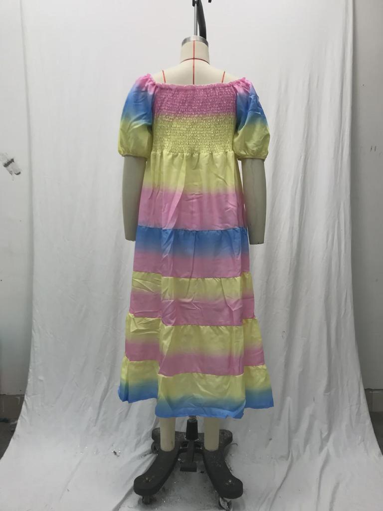 Женское платье с открытыми плечами в европейском и американском стиле, весна/лето 2025 г. - модная длинная юбка на одно плечо с большим размахом