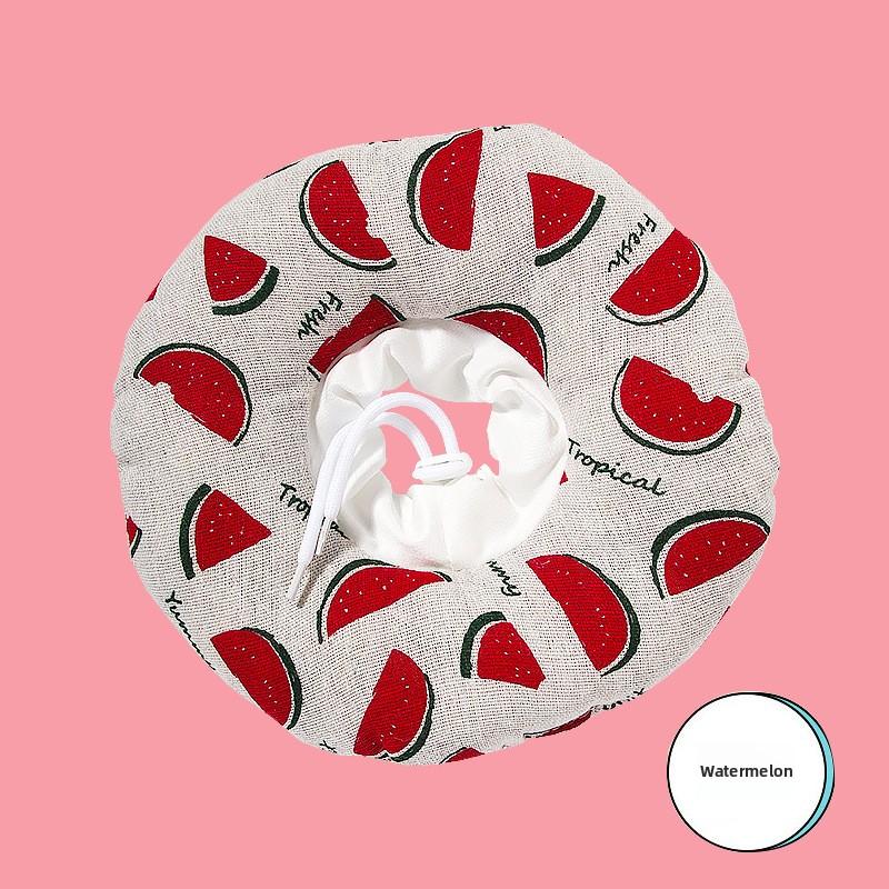 Белый круглый кошачий хлопковый воротник-манишкаУниверсальное защитное кольцо от царапин для кошек и собак, защитное кольцо, косметическая накладка, кольцо позора