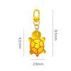 Luminous Turtle Keychain Glow in The Dark Bag Pendant Cute Tortoise Key Chain  Women Bag Decor