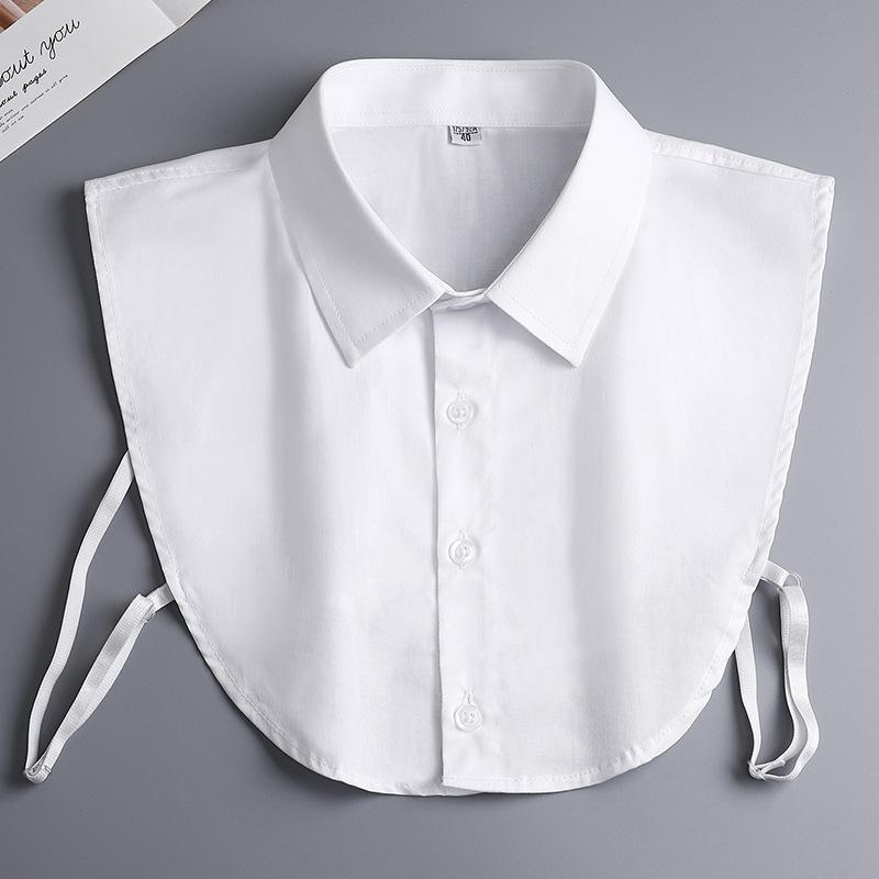 Fake Collar Detachable Collar for Women Shirts Men Collar Dickey Collar Half False Blouse Dickey Cotton Fake Collar Blouse Sweater OL Detachable Shirt