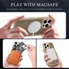 Замшевая Кожа Для Магнитного Чехла MagSafe Для iPhone 17 Air 16 15 14 13 12 11 Pro Max Беспроводная Зарядка Матовое Покрытие Защитная Крышка
