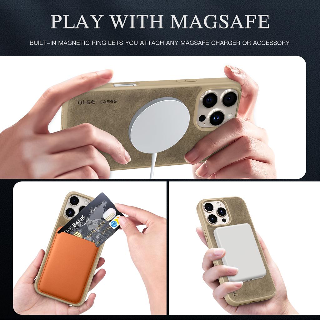 Замшевая Кожа Для Магнитного Чехла MagSafe Для iPhone 17 Air 16 15 14 13 12 11 Pro Max Беспроводная Зарядка Матовое Покрытие Защитная Крышка