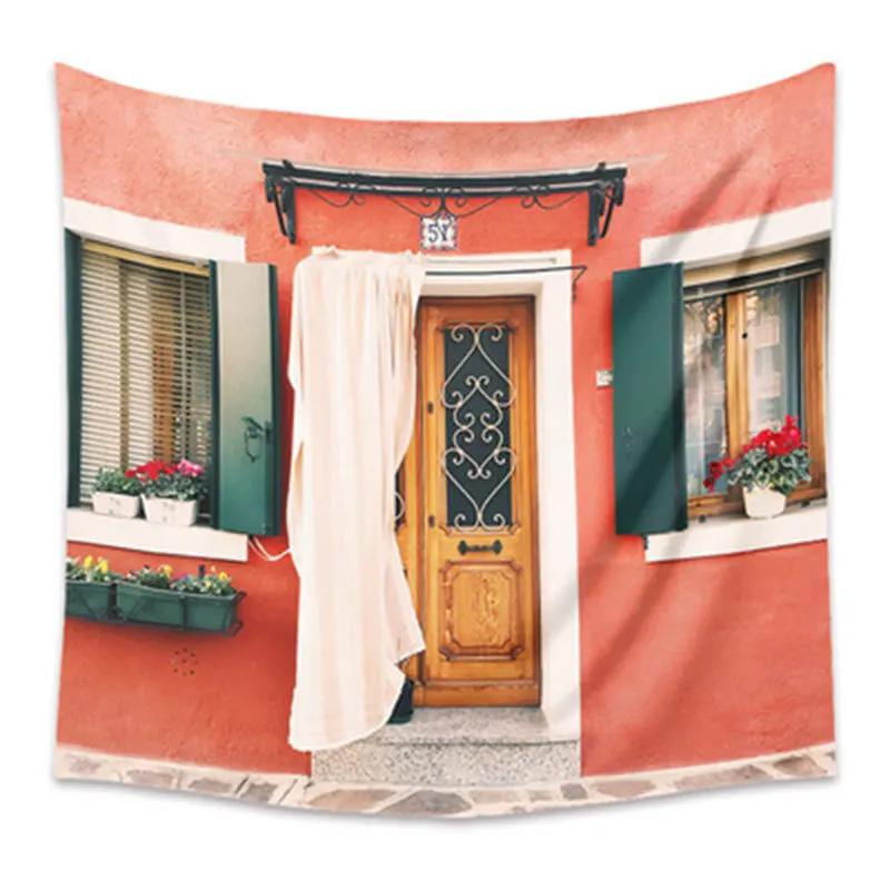 Гобелен для гостиной, фоновая роспись, пляжный коврик, украшение для дома, простой и свежий персонаж, настенный