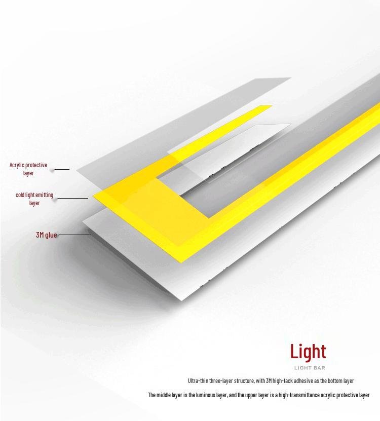 Светодиодная светящаяся полоса для мотоциклетного шлема для безопасности ночной езды