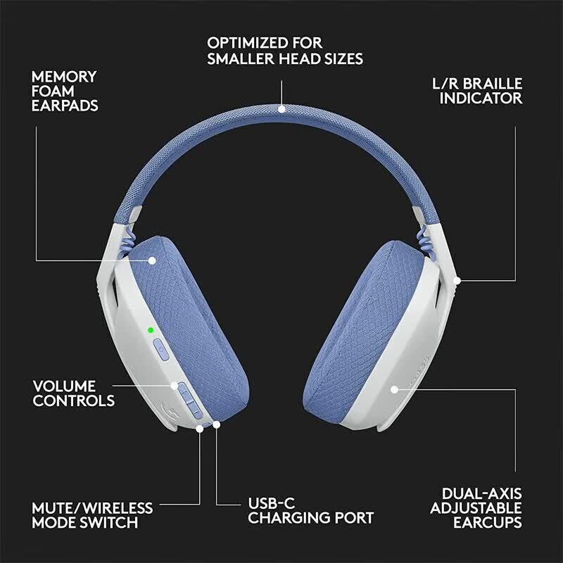 Logitech Беспроводная Bluetooth игровая гарнитура G435
