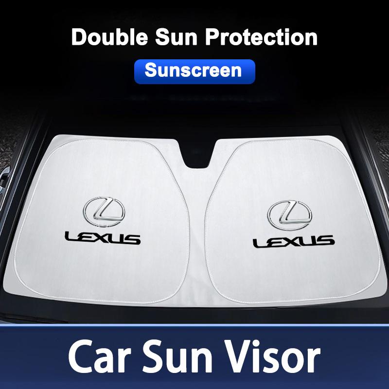 Car Stickers Thicken Strong UV Resistance Car Sun Visor Sunshade Front Glass Sunscreen For Lexus ES RX NX LS UX LM LX GX LC RZ I XM6