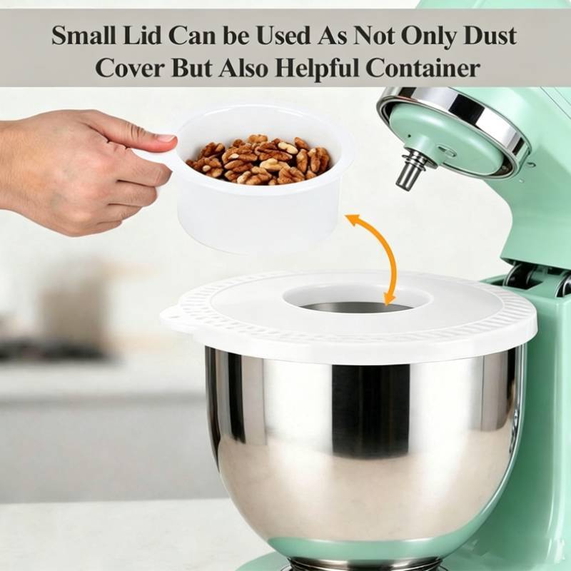 Для Kitchen Aid Стальная Миска для Смешивания Крышка для Ферментации с Защитой от Брызг для Домашней Выпечки