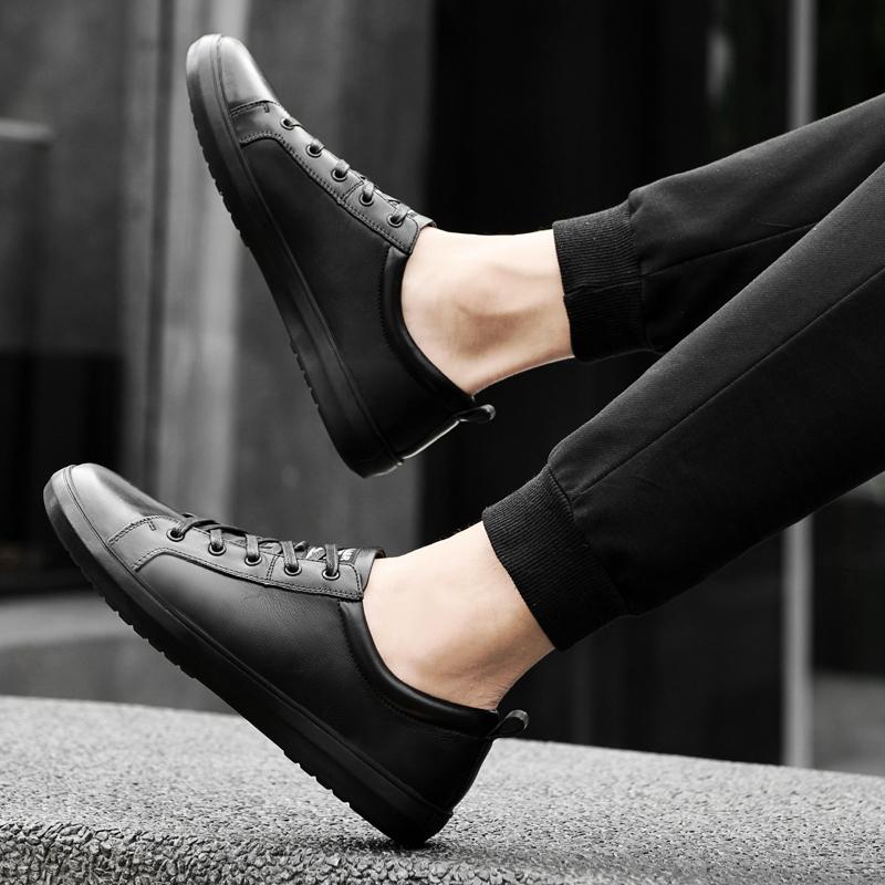 Мужские повседневные кроссовки на шнуровке, модные и удобные кроссовки. Повседневная мужская обувь из натуральной кожи.