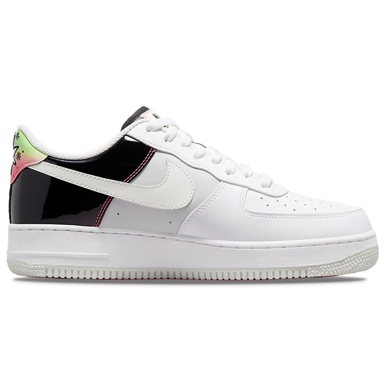 Nike Air Force 1 Low 07 LV8 Pop Art - Белые мужские кроссовки Black Photon Racer-Pink DV1229-111