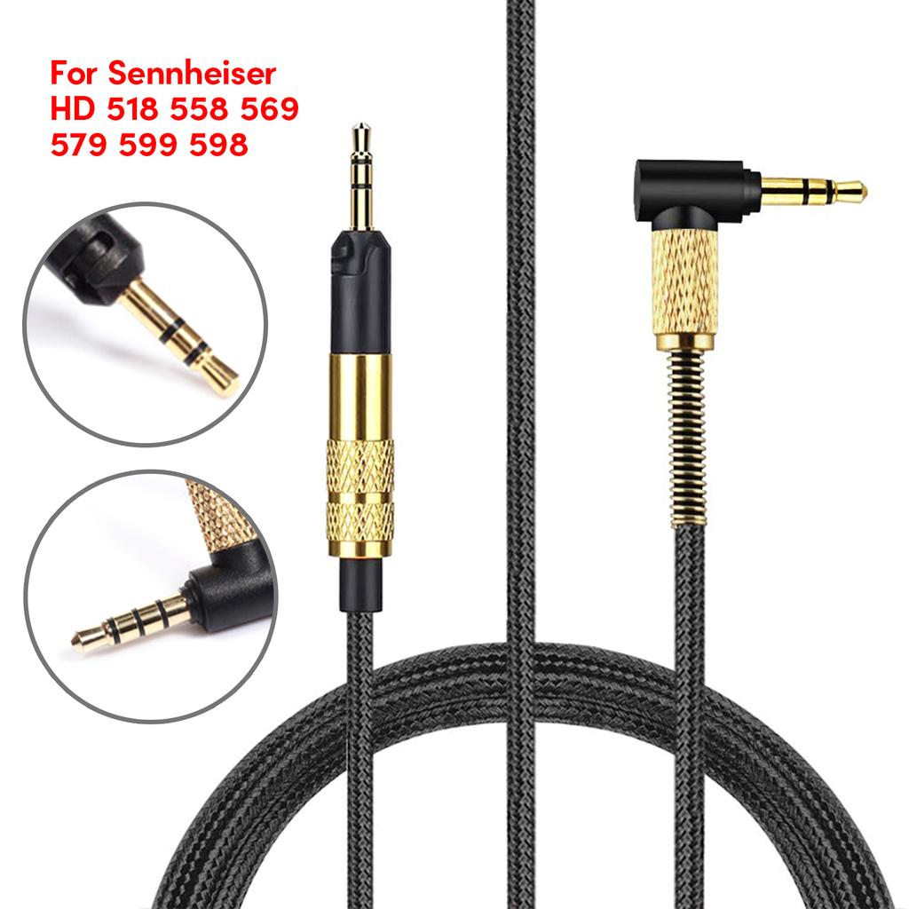 2.5mm to 3.5mm Headphone Cord for HD598/599/HD558/HD518 Strong and Corrosion resistant Extendable for Various Needs
