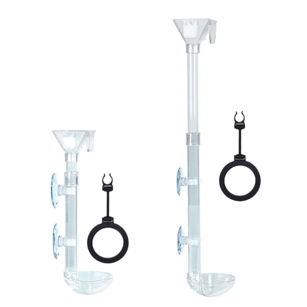 Раздвижная кормушка-палка для кормления, инструмент для кормления аквариумов, кормушка для рыб с загущенной водой для аквариумов и здоровья домашних животных