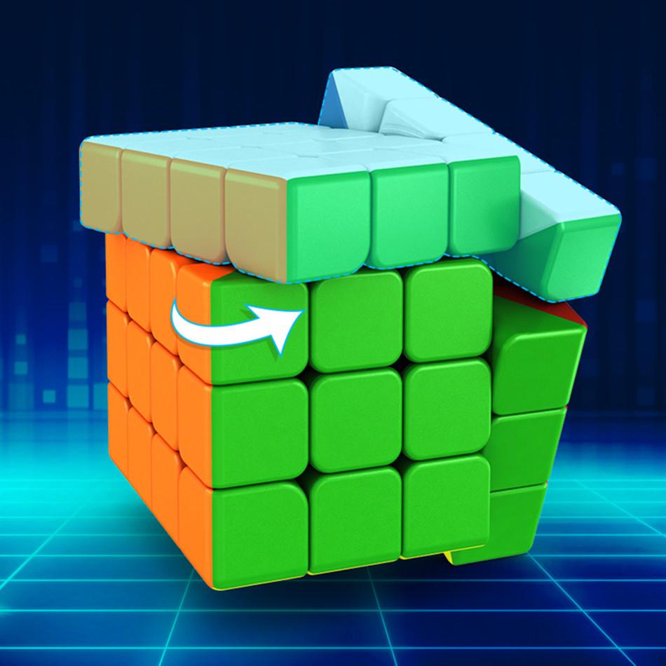 RS4M 2020 Magic Cube Magnetic Moyu RS4 M 4x4x4 Cubo Magico RS4M 4x4 Magnetic Cube SpeederCube Puzzle Toys for Children Gift
