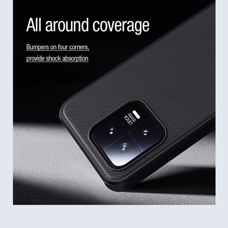 NILLKIN Магнитный чехол Super Frosted Shield Pro для Xiaomi Mi 13, ультратонкий матовый чехол из ТПУ + ПК, противоударная задняя крышка с защитой от отпечатков пальцев