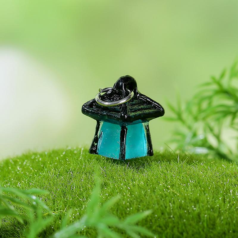 Luminous Horse Lantern Succulent Decoration - Mini Colored Plant Insert for Micro Landscape DIY Gardening.