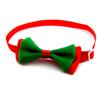 Pet Christmas Bowtie Collar Pet Neck Bows With Bell Pet Collars Accessories For Small Medium Dog Cat