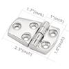 Boat Marine Short Side Door Stamp Hinge Hardware 316 Stainless Steel Boat Parts Accessories Marine Hardware