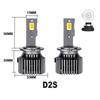 HLXG D3S D1S Светодиодные фары Canbus HID Plug & Play D2S D4S D5S D8S Рефлекторы D1R Двусторонний CSP Чип Автомобильная лампочка LED Для балласта