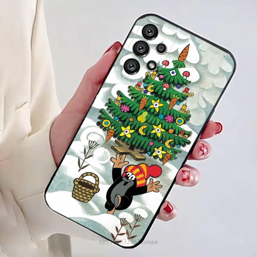 Мультяшный Чехол-Крот для Samsung Galaxy A73,23,53,33,14,24,13,72,22,52,32,54,A34 Мягкий Чехол