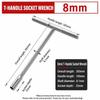 Hex Socket Drive T-Socket Wrench 6-19mm Hand Tool Durable Hex Socket  Home Maintenance