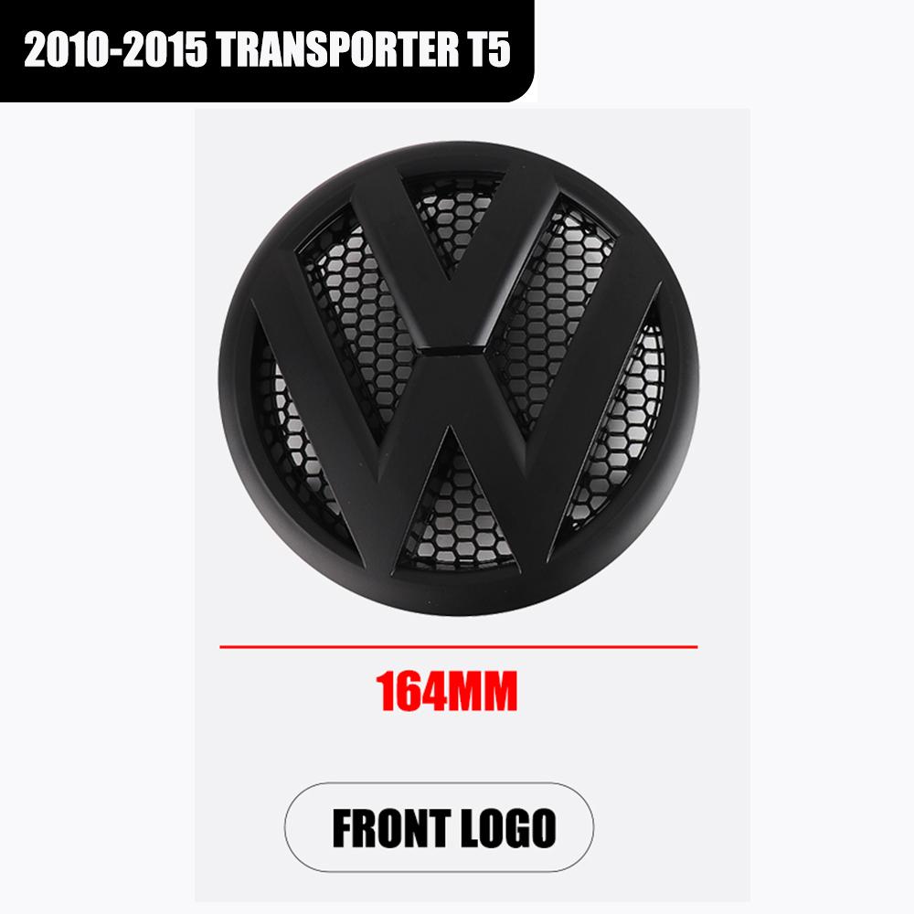 CAT1 1/2pcs Car Front Grill Badge Rear Trunk Emblem Cover Accessories For Volkswagen VW Transporter T5 2010 2011 2012 2013 2015 2014