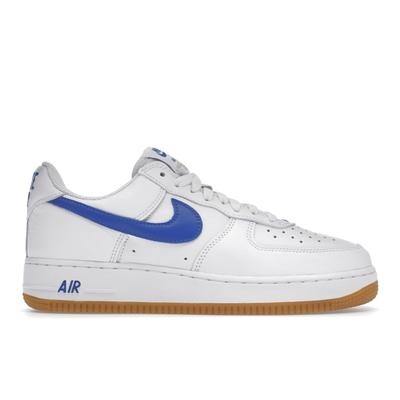Air Force 1 Low Цвет месяца — белые королевские синие кроссовки унисекс Varsity-Royal Gum-Yellow DJ3911-101