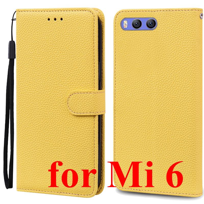 Mi 6 Case For Xiaomi Mi 6 Case Redmi 6 Leather Wallet Flip Case For Xiaomi Redmi 6 Mi6 Phone Case Redmi6 Cover Fundas Shell Bags