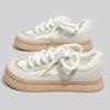Warrior Back Little White Shoes Women's Low-top Thick-soled Breathable Casual Shoes Retro Board Shoes