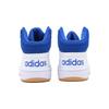 adidas Neo Hoops Mid 3.0 K Нескользящие Устойчивые к истиранию Средняя высота Детские Баскетбольные Кроссовки Бело-Синие Детские IE0222