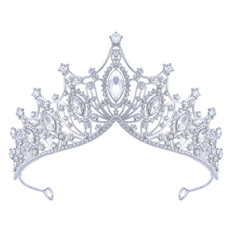 Стильная хрустальная тиара для дня рождения, винтажная королевская корона для девочек, выпускного вечера, свадьбы, невесты