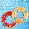 PVC Toddler Swim Ring Good Sealing Practical Translucent Printing Floating Circle